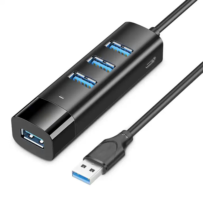 thumbnail image 2 of Usb Hub 8 Port USB Hub 4 In 1, USB To USB 3.0 USB 2.0,4 Ports Portable USB Splitter, USB Docking Extra Usb Ports For Laptops 2 of 13